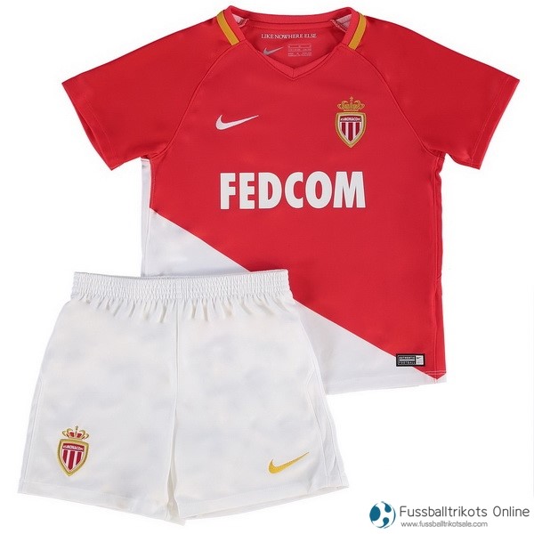 AS Monaco Trikot Kinder Heim 2017-18 Fussballtrikots Günstig